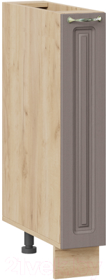 Шкаф карго ТриЯ Бьянка 1Н15К (дуб крафт золотой/дуб серый) - фото