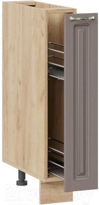 Шкаф карго ТриЯ Бьянка 1Н15К (дуб крафт золотой/дуб серый)