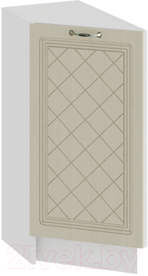 Шкаф-стол кухонный ТриЯ Бьянка 1Н3Т (белый/дуб ваниль) - фото