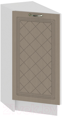 Шкаф-стол кухонный ТриЯ Бьянка 1Н3Т (белый/дуб кофе) - фото