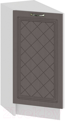 Шкаф-стол кухонный ТриЯ Бьянка 1Н3Т (белый/дуб серый) - фото