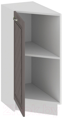 Шкаф-стол кухонный ТриЯ Бьянка 1Н3Т (белый/дуб серый)