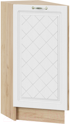 Шкаф-стол кухонный ТриЯ Бьянка 1Н3Т (дуб крафт золотой/дуб белый) - фото