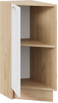 Шкаф-стол кухонный ТриЯ Бьянка 1Н3Т (дуб крафт золотой/дуб белый)