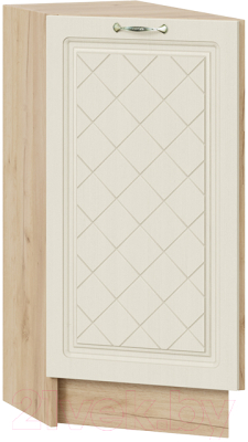 Шкаф-стол кухонный ТриЯ Бьянка 1Н3Т (дуб крафт золотой/дуб ваниль) - фото