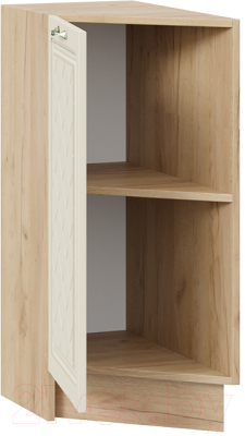 Шкаф-стол кухонный ТриЯ Бьянка 1Н3Т (дуб крафт золотой/дуб ваниль)