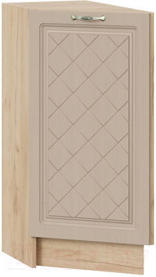 Шкаф-стол кухонный ТриЯ Бьянка 1Н3Т (дуб крафт золотой/дуб кофе) - фото