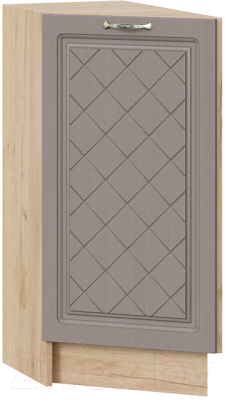 Шкаф-стол кухонный ТриЯ Бьянка 1Н3Т (дуб крафт золотой/дуб серый) - фото