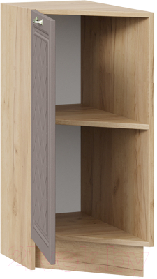 Шкаф-стол кухонный ТриЯ Бьянка 1Н3Т (дуб крафт золотой/дуб серый)