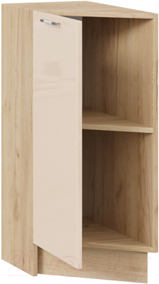 Шкаф-стол кухонный ТриЯ Весна 1Н3Т (дуб крафт золотой/ваниль глянец)