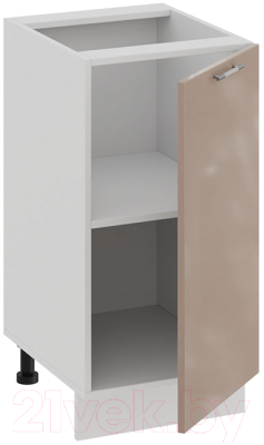 Шкаф-стол кухонный ТриЯ Весна 1Н4 (белый/кофе с молоком)