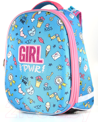Школьный рюкзак Schoolformat Ergonomic + Girl Power РЮКЖКРД-ГПР (зеленый)