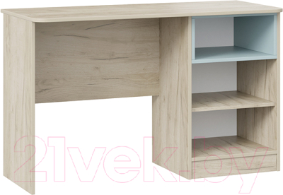 Письменный стол ТриЯ Оливер тип 1 (дуб крафт серый/белый/серо-голубой)