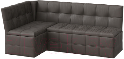 Уголок кухонный мягкий ТриЯ Домино исп.2 (кашемир коричневый) - фото