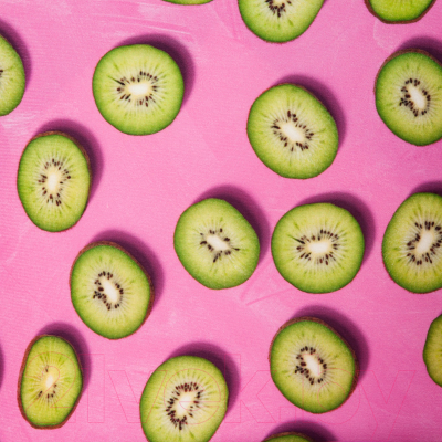 Кресло офисное Tetchair Melody (ткань/флок, фиолетовый/Botanica 06 Kiwi/138)