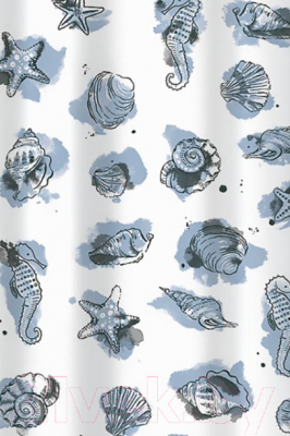 Шторка-занавеска для ванны V-line Посейдон 180x180 - фото