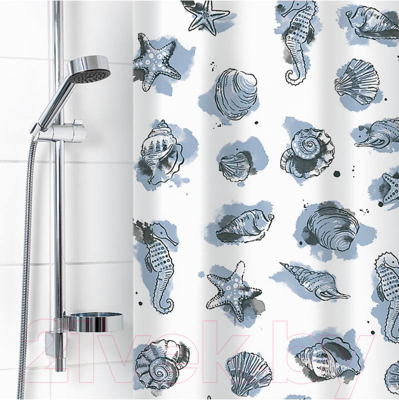 Шторка-занавеска для ванны V-line Посейдон 180x180