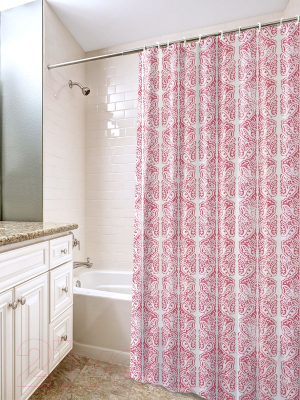 Шторка-занавеска для ванны V-line Барокко 180x180