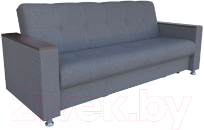 Диван Анмикс Палермо-3 (рогожка темно-серый) - фото