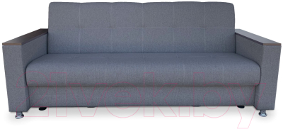 Диван Анмикс Палермо-3 (рогожка темно-серый)