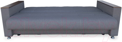 Диван Анмикс Палермо-3 (рогожка темно-серый)
