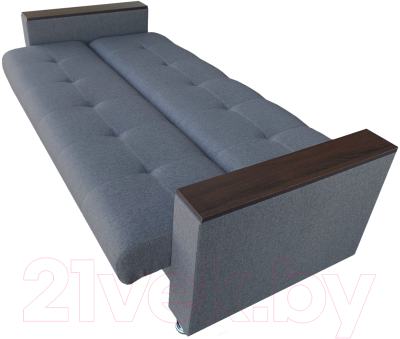 Диван Анмикс Палермо-3 (рогожка темно-серый)