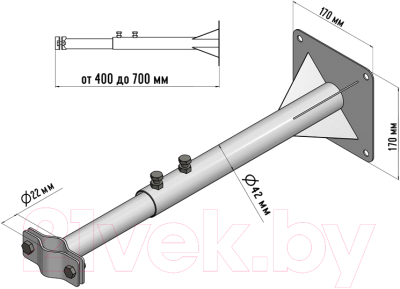 Кронштейн для антенны Rexant Крым 34-0592