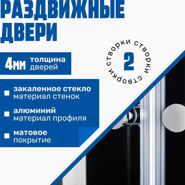 Душевая кабина Saniteco SN-180B (80x80)