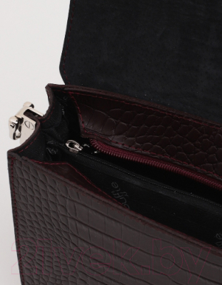 Сумка Souffle 417 / 4175010 (бордовый кайман эластичный)