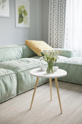 Журнальный столик Калифорния мебель Бекс 450 (белый)