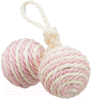 Игрушка для кошек Trixie 2 мячиков с кошачьей мятой / 4077 - фото