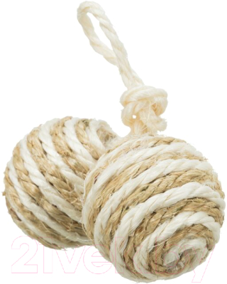 Игрушка для кошек Trixie 2 мячиков с кошачьей мятой / 4077