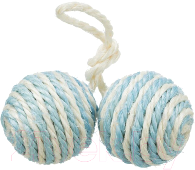 Игрушка для кошек Trixie 2 мячиков с кошачьей мятой / 4077