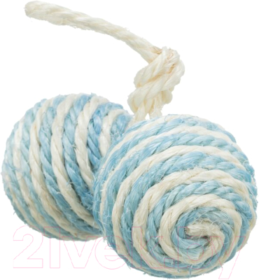 Игрушка для кошек Trixie 2 мячиков с кошачьей мятой / 4077