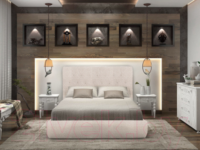 Двуспальная кровать Асмана Двойная-4 180x200