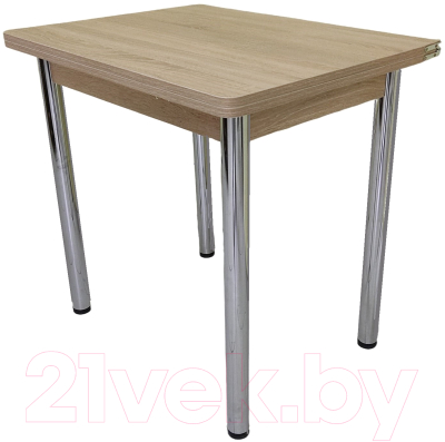 Обеденный стол СВД Юнио 80x60-120 / 012.Д2.Х (дуб сонома) - фото