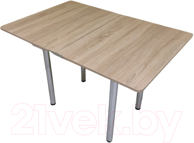 Обеденный стол СВД Юнио 80x60-120 / 012.Д2.Х (дуб сонома)