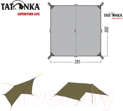 Тент Tatonka Tarp 2 Simple / 2479.001