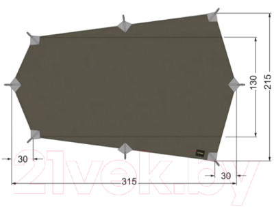 Тент Tatonka Tarp Wing 2 LT / 2476.332