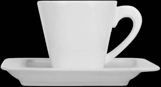 Чашка с блюдцем Sam&Squito Quadro фк790 - фото