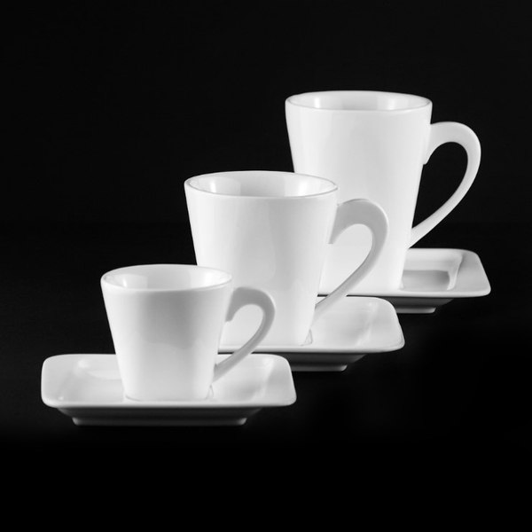 Чашка с блюдцем Sam&Squito Quadro фк790