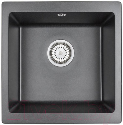 Мойка кухонная GRANULA GR-4451 (черный) - фото