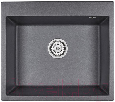 Мойка кухонная GRANULA GR-6001 (черный) - фото