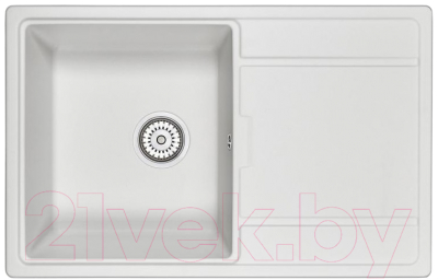 Мойка кухонная GRANULA GR-7804 (арктик) - фото