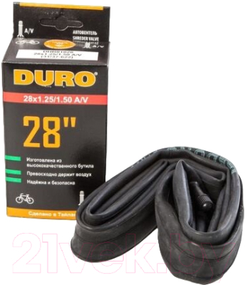 Камера для велосипеда Duro 28x1.50 32-622 A/V / DHB01028 - фото