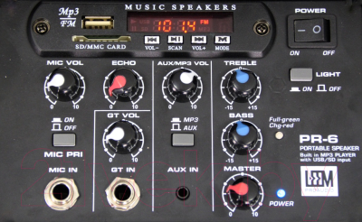 Портативная акустика Leem PR-6