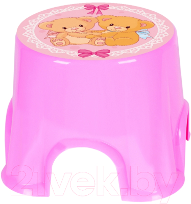 Табурет-подставка Эльфпласт Пенек мишки / EP163 - фото
