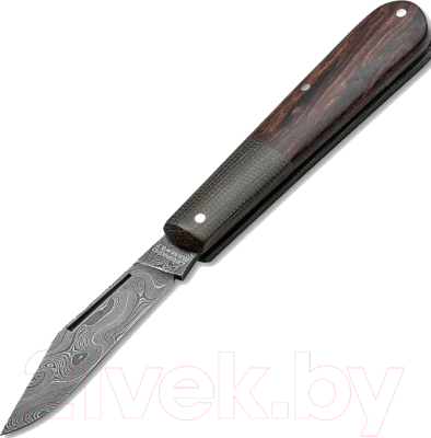 Нож складной Boker Magnum Barlow Integral Leopard-Damascus 100501DAM - фото