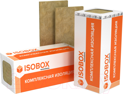Плита теплоизоляционная Isobox Экстралайт 50% компрессия 800x600x50мм - фото