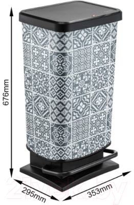 Контейнер для мусора Rotho Paso с педалью / 1754111015